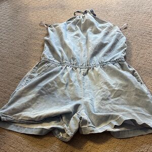 Soho Light Blue Romper